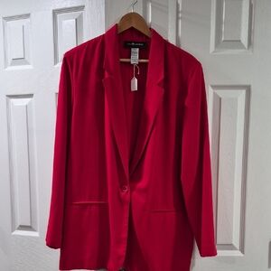 Sag Harbor Vibrant Red Women's Blazer